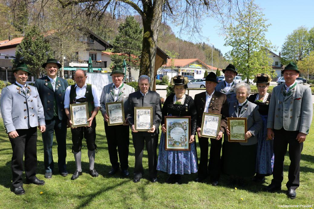 Ehrung für 60 Jahre Mitgliedschaft