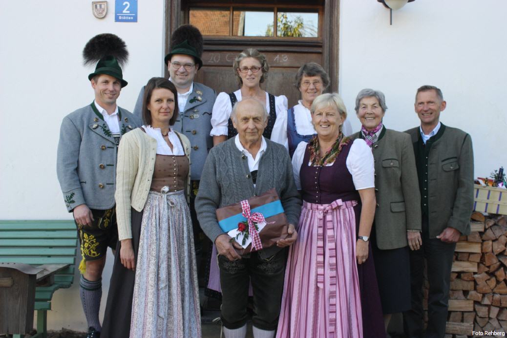 Gratulanten beim 80er von Georg Osterhammer