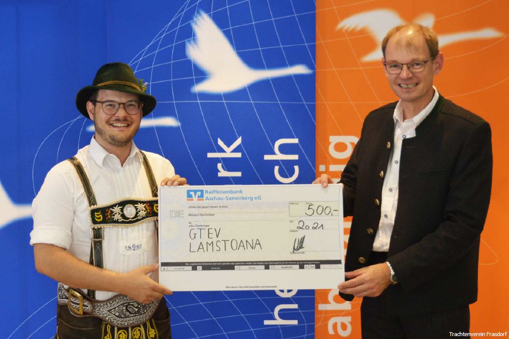 Spende der Raiffaisenbank